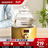 新功（SEKO） 电陶炉煮茶器茶具套装不挑壶烧水壶电水壶养生壶电茶壶Q6A/Q9A Q6A配玻璃烧水壶