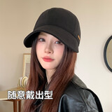 真享帽子女春秋季品牌纯色时装时尚百搭八角帽显脸小保暖鸭舌帽B695