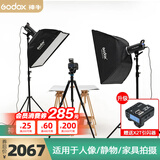 神牛（Godox） 神牛SK400II二代摄影灯400W影室专业闪光灯套装人像静物服装影棚器材拍照灯 【1】SK400II两灯套装+【包含引闪器】 适用佳能版