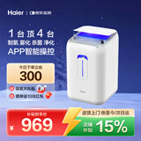 海尔（Haier）家用制氧机老人家庭孕妇吸氧机小型便携式带雾化负离子杀菌108WU1