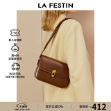 拉菲斯汀【圣诞礼物】包包2025新款星球包百搭腋下小方包单肩斜挎豆腐包 焦糖棕