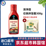 清净园韩式进口石锅拌饭酱300g+海苔碎韩式辣椒酱烤肉专用甜辣酱包饭酱