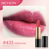 露华浓丽采保湿滋润唇膏女士哑光黑管口红4.2g不掉色美妆化妆品女彩妆 435#爱的粉色（奶油质地）