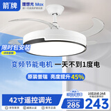 ARROW箭牌 美国普瑞高显指护眼风扇灯吊扇灯隐形电扇灯遥控调光包安装