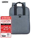 乐上（LEXON）商务休闲双肩包女士背包14英寸男士笔记本电脑包旅行布艺定制情侣大学生书包户外旅行包蓝色