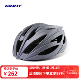 捷安特（GIANT）G833自行车骑行头盔公路防护安全头帽健身骑行装备/新老随机发 哑渐变黑银 L 58-62cm