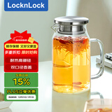 乐扣乐扣（locknlock）玻璃冷水凉水壶带把手水杯耐高温泡茶壶大LLG969_1L