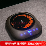 容山堂粗陶普洱煮茶器电陶炉陶瓷侧把高档功夫茶具套装明火烧水壶 小悦电陶炉-黑胡桃 0L