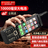 金立（Gionee）D999微信可视频抖音智能老人手机按键触摸屏长续航老年机4G全网通直板双卡双待百元机 黑色 64GB