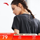 安踏速干T丨跑步T恤女夏季速干吸湿瑜伽健身运动透气短袖休闲上衣