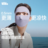 蕉下（beneunder）防晒口罩骑行护脸面罩脸基尼女医美防紫外线全脸防晒面罩高颜值灰