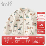戴维贝拉【抱抱衣】儿童摇粒绒外套春秋装双面绒男童宝宝抓绒衣
