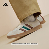 adidas「T头鞋」VL COURT 2.0复古休闲板鞋德训鞋阿迪达斯轻运动   乳白色/棕色/树脂黄   42