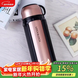 乐扣乐扣（LOCK&LOCK）保温壶304不锈钢保温保冷水壶户外露营旅行壶1.5L金色