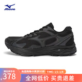美津浓（MIZUNO）RACER S 软底轻便运动跑步鞋男女同款缓震透气休闲慢跑鞋 01/黑色 37 (235mm)
