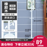 乔治木易 实木衣帽架进口衣架落地卧室衣简约挂衣架木质衣服架子挂衣架 锤头 圆盘款【直径40mm】白色