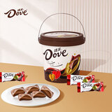 德芙（Dove）丝滑牛奶巧克力盒装儿童解馋食品结婚喜糖果休闲零食款式随机 德芙巧克力4.5*60粒桶装270g