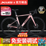 喜德盛（xds）AD300公路车自行车成人免安装20速油碟桶轴全隐藏走线车架ad300 绯蛇 -开箱即骑 450mm|身高155~165cm 顺丰当日发