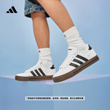 adidas DAILY 4.0复古百搭休闲帆布鞋男女阿迪达斯官方轻运动 白色/黑色/树脂黄   39