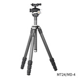 马小路（marsace）齿轮云台 MD-4 MD-3 精确构图 不点头 风光微距静物首选云台 MT24 MD-4套装