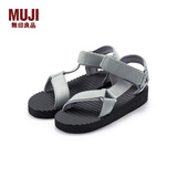 MUJI男女通用 波型鞋底 布带凉鞋(男士/女士) 无性别男款女款休闲凉鞋 浅灰色 2S 46 码/XXL 280mm（3.0）