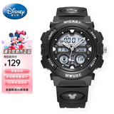 迪士尼（Disney）米奇联名款运动电子表多功能夜光防水手表初高中学生儿童新年礼物