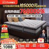 芝华仕5星床垫独立袋装弹簧静音家用乳胶席梦思软硬护脊厚垫明星垫D026 护脊版-老款24cm厚-1.8*2M 优先发货（详询客服）