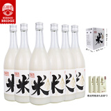 苏州桥超星选桂花米露750ml*6瓶整箱（送礼品袋）0.5度甜米酒送礼佳品