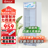 海帝冰大容量饮料柜商用冰柜直冷藏展示柜酒水柜纯风冷无霜保鲜柜超市玻璃门冰箱立式啤酒柜 大单门直冷【加深款 】600*630*1950mm