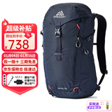 GREGORY格里高利户外背包 NANO蜂鸟系列登山双肩包 男女徒步旅行轻量背包 28L 海军蓝