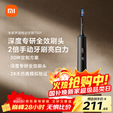 米家国家补贴小米电动牙刷T501成人/学生 米家APP 30种定制方案 炫彩灯光 深灰色 圣诞圣诞礼物