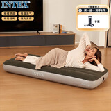 INTEX 单人充气床垫 露营户外防潮垫家用陪护午睡打地铺折叠床64106W