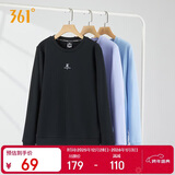 361°卫衣女秋冬季外套运动休闲套头衫宽松圆领长袖上衣662334801D-6