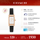 蔻驰（COACH） CADIE系列 皮带石英女表14504027 罗一舟推荐 新年礼物/送礼