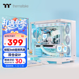 Thermaltake（Tt）钢影透EX Ultra 海景房机箱 电脑主机 白色（标配360联排风扇/ATX主板/Type-c/支持360水冷）