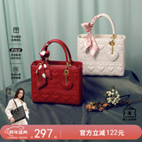 纽芝兰（NUCELLE）戴妃包包女2025手提婚包大容量单肩斜挎包生日圣诞节礼物送老婆