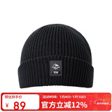 探路者（TOREAD）帽子 秋冬男女通用防风保暖弹力针织帽户外套头帽TELLCM90744黑色