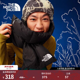 北面（The North Face）羽绒围巾Nuptse情侣款700蓬鹅绒填充户外舒适保暖新款|89WJ JK3/宇宙黑 OS