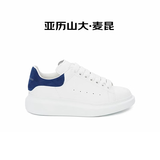 亚历山大麦昆（Alexander McQueen）厚底运动鞋男牛皮小白鞋礼物553680WIEF1蓝尾 41父亲节
