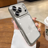 奶小鸭适用苹果17promax手机壳 iphone17promax保护套镜头全包超薄气囊防摔软壳时尚简约男女款 珍珠白