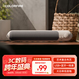 COLORFIRE七彩虹桌面蓝牙5.3电脑音箱USB适用台式机笔记本音响双喇叭低音炮电竞游戏网课圣诞礼物 CL500白色