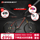 土拨鼠（Marmot）全球十大运动自行车品牌排行榜超轻高端硬尾山地车越野减震单车 黑红黑下单备注身高 27速 165-175勿拍