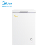 美的（Midea）100L单温家用冰柜冷藏冷冻柜两用低霜小冰柜一级能效节能冷柜小型冰箱BD/BC-100KMD(E)焕新补贴