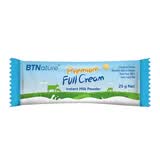 BTNature贝特恩蓝一号儿童学生成人高钙蛋白特浓全脂速溶奶粉25g进口 全脂速溶奶粉25g