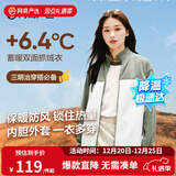 网易严选25新品摇粒绒外套男士夹克冲锋衣内胆夹克蓄热保暖抓绒衣户外休闲 B款拼接女-旷野绿 M