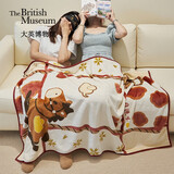 大英博物馆新年系列萌马日进斗金披肩毛毯送女生