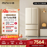 小吉（MINIJ）复古508L法式多门冰箱双变频风冷无霜干湿分储三档变温双开门低噪超薄嵌入 508L|自动制冰款|奶酪白