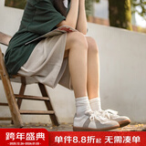 马登女装 复古德训鞋休闲运动鞋潮流百搭情侣小白鞋德式训练鞋 灰色 经典版 38 女码