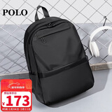 POLO双肩包男士背包男电脑包14/15.6英寸大学生书包出差旅行笔记本