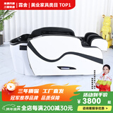 霖舍电动按摩洗头床智能头疗熏蒸床泰式自动理发店冲水床躺椅发廊专用 A款按摩洗头床【带氛围灯款】 官方标配